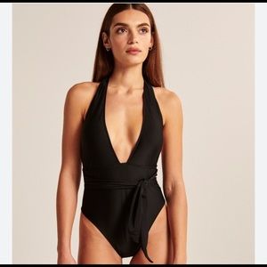 One Piece Halter Bathing Suit